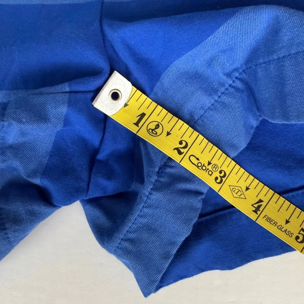 Vineyard Vines Womens Blue Striped Cotton Chino Shorts Size 4 Preppy Nautical